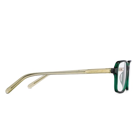 John Jacobs Online Green Full Rim Rectangle left side