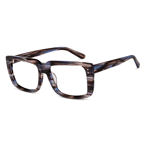 John Jacobs Online Dark Gray Full Rim Square right side
