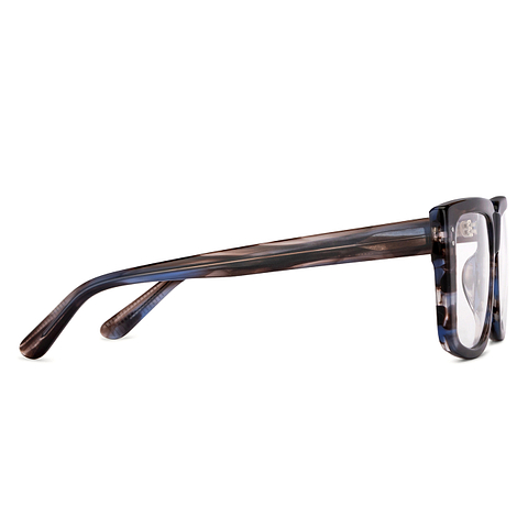 John Jacobs Online Dark Gray Full Rim Square left side