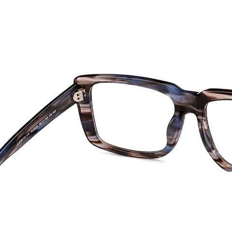 John Jacobs Online Dark Gray Full Rim Square right side
