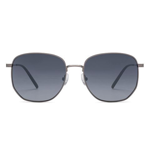 John Jacobs Gunmetal Full Rim Square right side