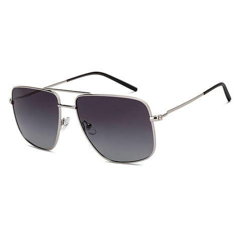 John Jacobs Online Silver Full Rim Square right side