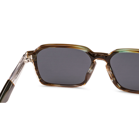 John Jacobs Olive Green Full Rim Rectangle right side