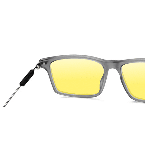 John Jacobs Gray Transparent Full Rim Rectangle right side John Jacobs Gray Transparent Full Rim Rectangle right side