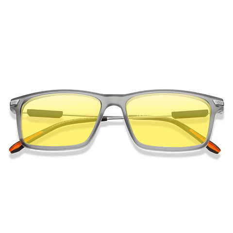 John Jacobs Gray Transparent Full Rim Rectangle left side John Jacobs Gray Transparent Full Rim Rectangle left side