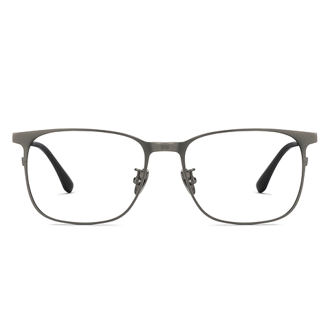 John Jacobs Gunmetal Full Rim Rectangle right side