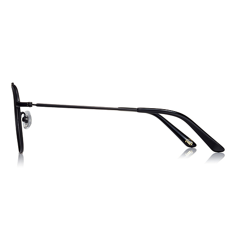 John Dillinger Black Full Rim Wellington left side