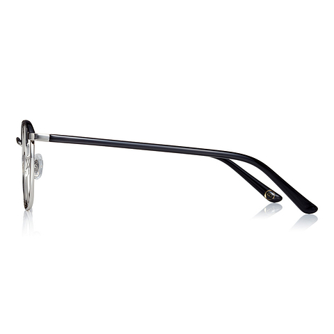 John Dillinger Black Full Rim Rectangle left side