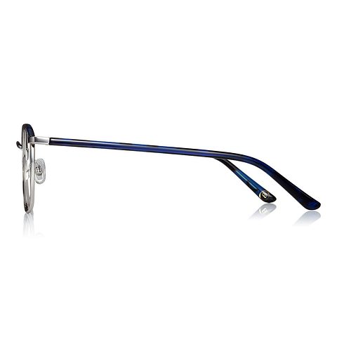 John Dillinger Sky Blue Full Rim Wellington left side