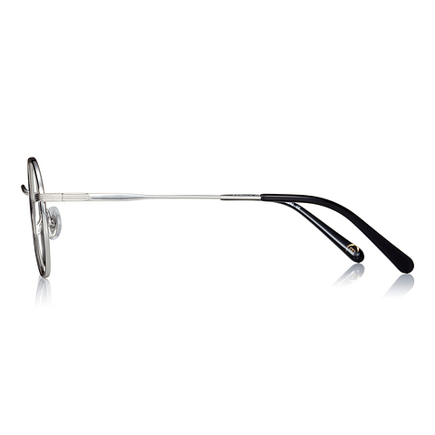 John Dillinger Black Full Rim Round left side