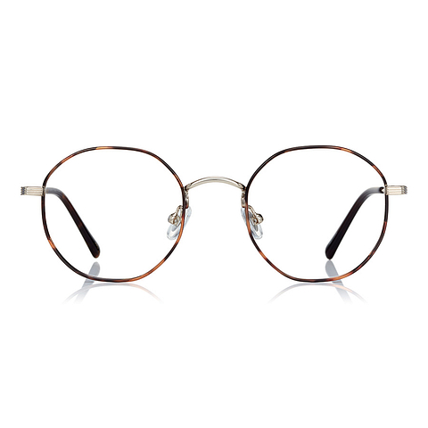 John Dillinger Light Brown Full Rim Round left side