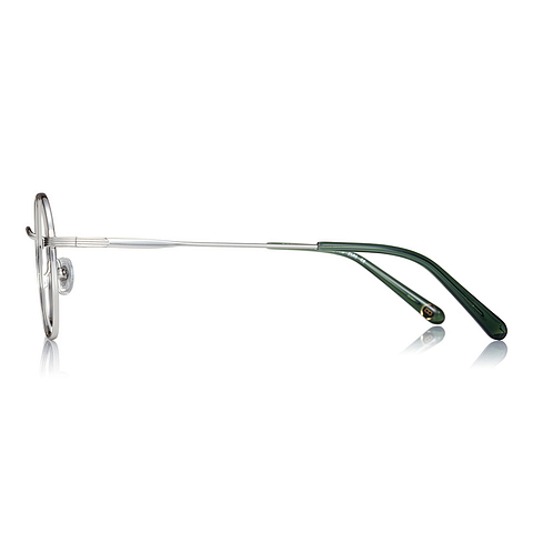 John Dillinger Silver Full Rim Round left side
