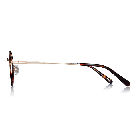 John Dillinger Light Brown Full Rim Polygon left side