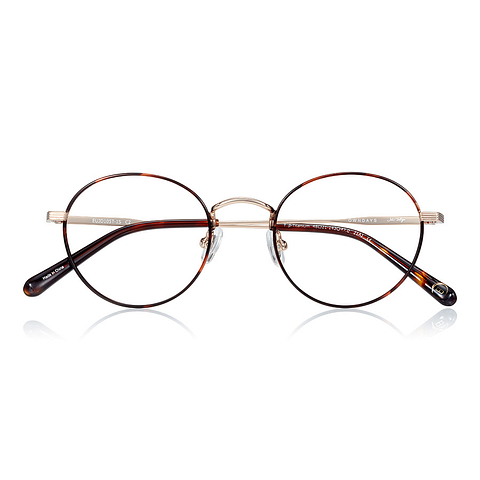 John Dillinger Light Brown Full Rim Polygon right side