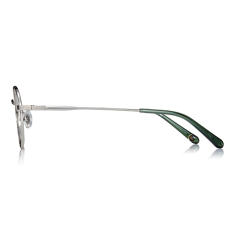 John Dillinger Silver Full Rim Polygon left side