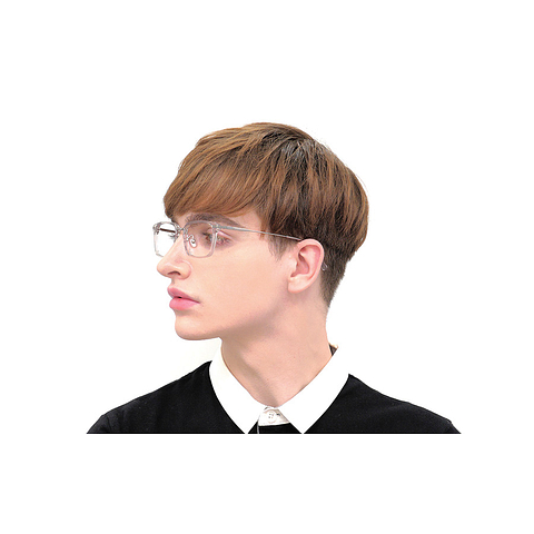 John Dillinger Black Full Rim Rectangle right side