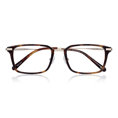 John Dillinger Light Brown Full Rim Rectangle right side