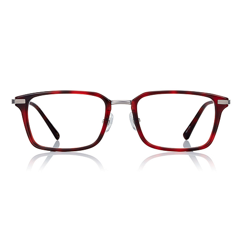 John Dillinger Red Full Rim Rectangle left side