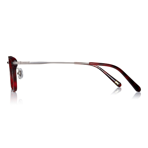 John Dillinger Red Full Rim Rectangle left side