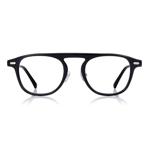 John Dillinger Black Full Rim Wellington left side