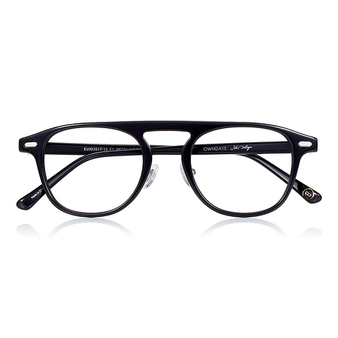 John Dillinger Black Full Rim Wellington right side