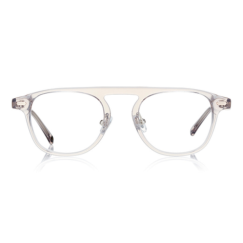 John Dillinger Light Gray Full Rim Rectangle left side
