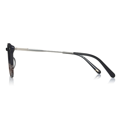 John Dillinger Black Full Rim Boston left side