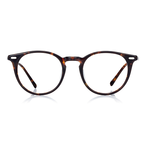 John Dillinger Light Brown Full Rim Boston left side