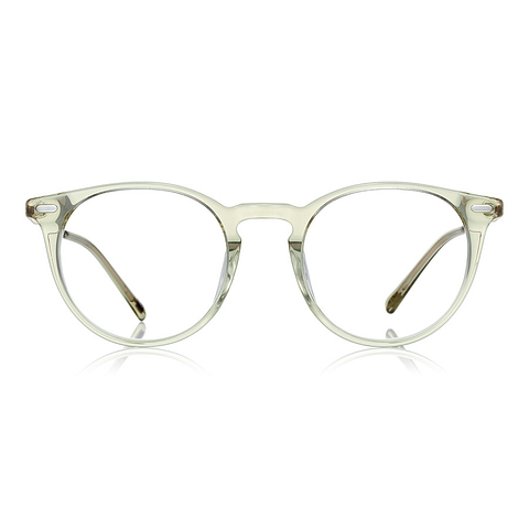 John Dillinger Crystal Transparent Full Rim Boston left side