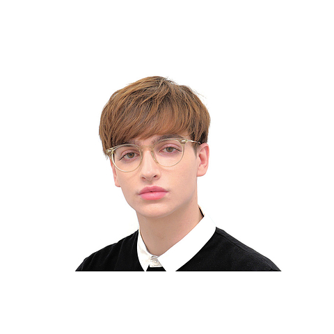 John Dillinger Crystal Transparent Full Rim Boston left side