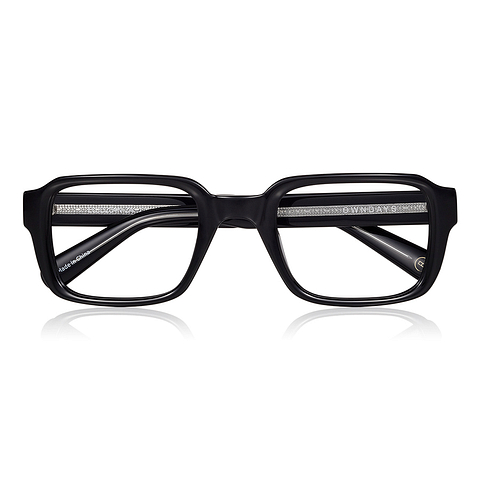 John Dillinger Black Full Rim Wellington right side