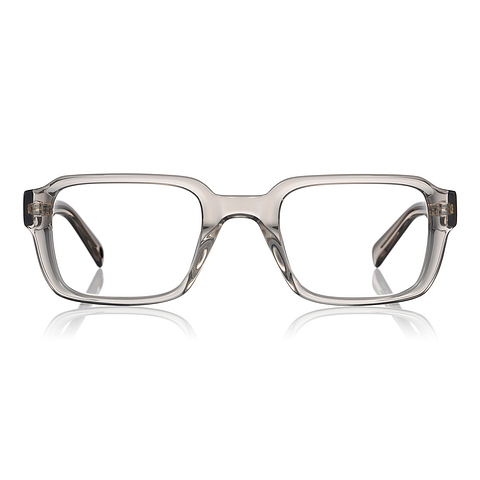 John Dillinger Crystal Transparent Full Rim Wellington left side