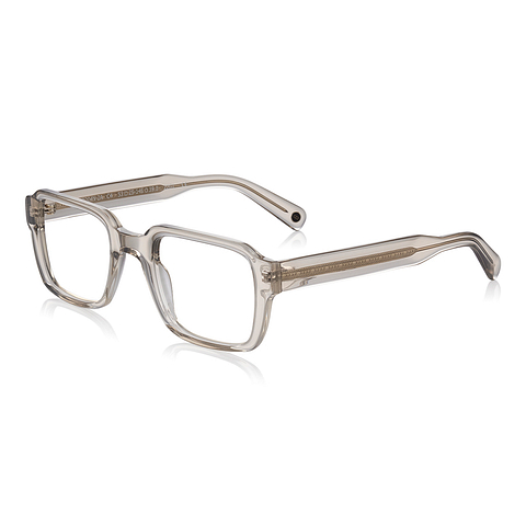 John Dillinger Crystal Transparent Full Rim Wellington right side