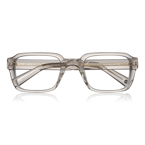 John Dillinger Crystal Transparent Full Rim Wellington right side