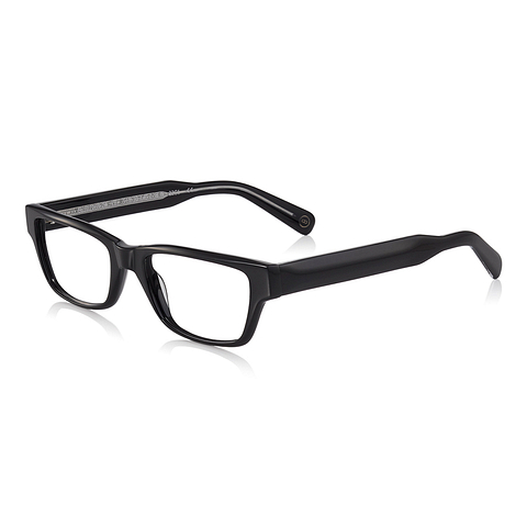John Dillinger Black Full Rim Rectangle right side