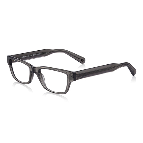 John Dillinger Light Gray Full Rim Rectangle right side