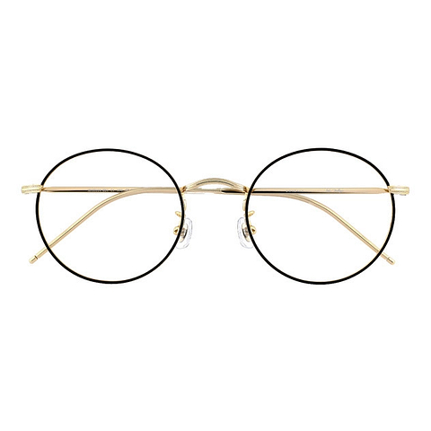John Dillinger Black Full Rim Round right side