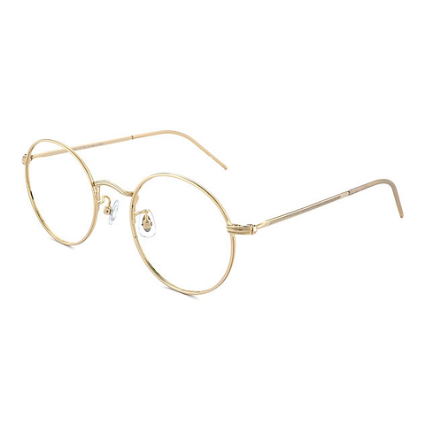 John Dillinger Gold Full Rim Round right side