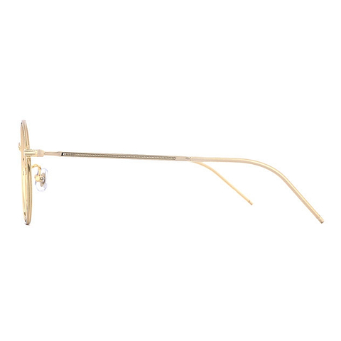 John Dillinger Gold Full Rim Round left side