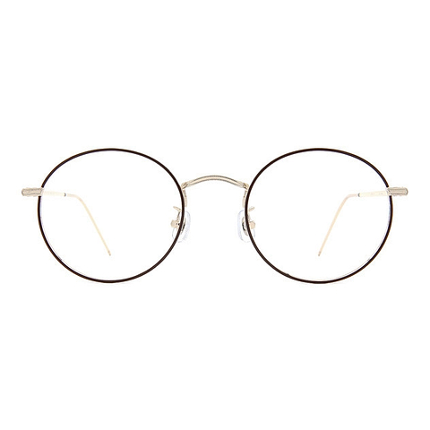 John Dillinger Light Brown Full Rim Round left side