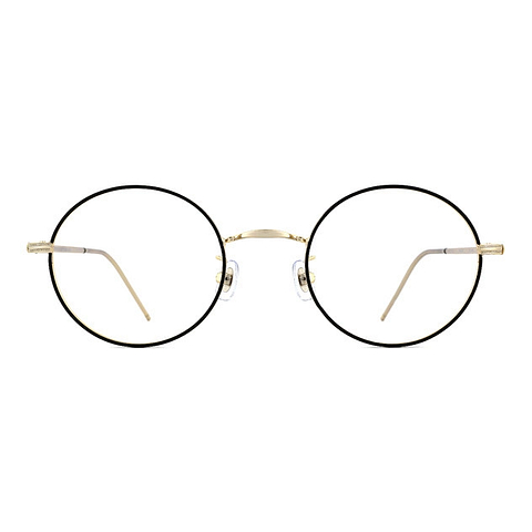 John Dillinger Black Full Rim Round left side