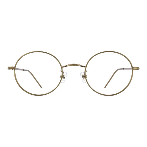John Dillinger Gold Full Rim Round left side