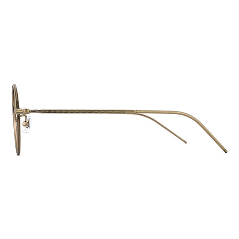 John Dillinger Gold Full Rim Round left side