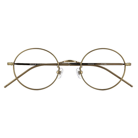 John Dillinger Gold Full Rim Round right side