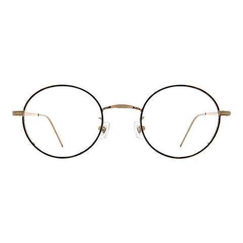 John Dillinger Light Brown Full Rim Round left side