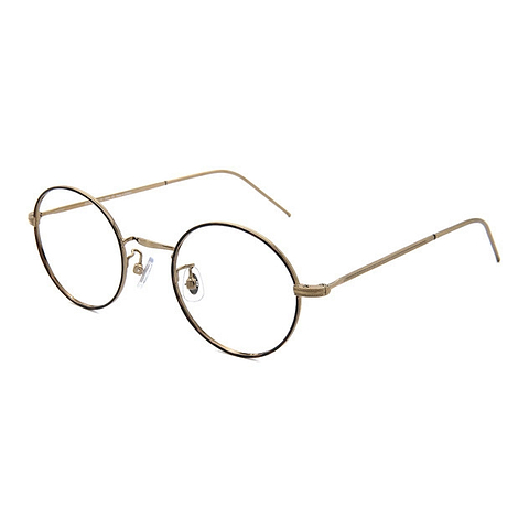 John Dillinger Light Brown Full Rim Round right side