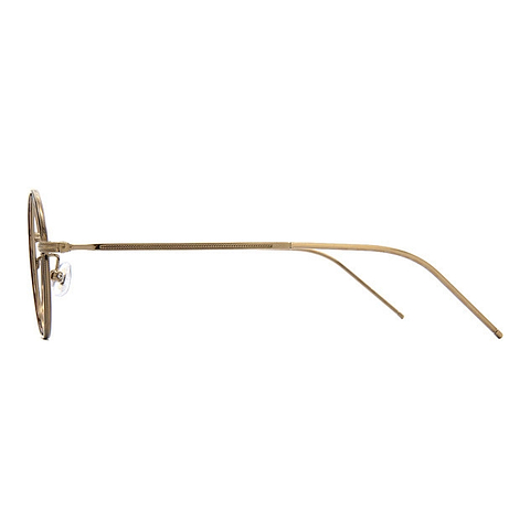 John Dillinger Light Brown Full Rim Round left side