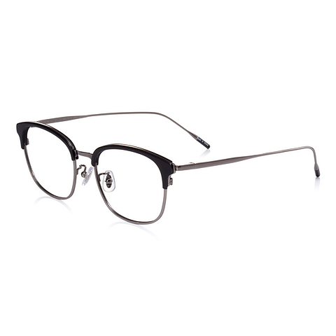 John Dillinger Black Half Rim Sirmont Glasses right side