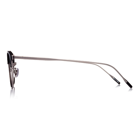 John Dillinger Black Half Rim Sirmont Glasses left side