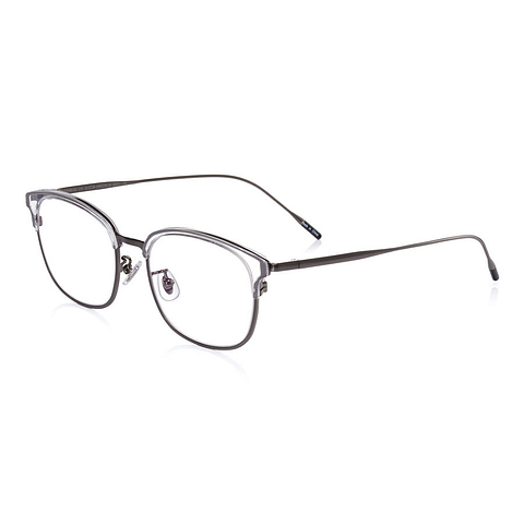John Dillinger Clear Half Rim Sirmont Glasses right side
